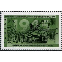 canada stamp 1543 liberation of civilians netherlands 43 1995