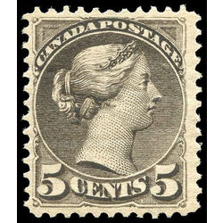 canada stamp 42 queen victoria 5 1888 m fnh 009