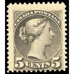 canada stamp 42 queen victoria 5 1888 m f 010