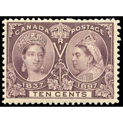 canada stamp 57 queen victoria diamond jubilee 10 1897 M F 008