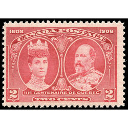 canada stamp 98i king edward vii queen alexandra 2 1908 m fnh 001