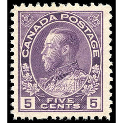 canada stamp 112c king george v 5 1925 m vfnh 001