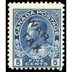 canada stamp mr war tax mr2b war tax 5 1915 m f 004