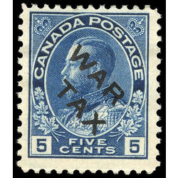 canada stamp mr war tax mr2b war tax 5 1915 m f 005