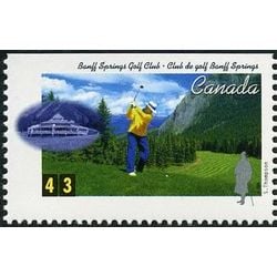 canada stamp 1553 banff springs golf club banff ab 43 1995