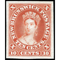 new brunswick stamp 9p queen victoria 10 1860