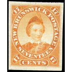 new brunswick stamp 11tc prince of wales 17 1860