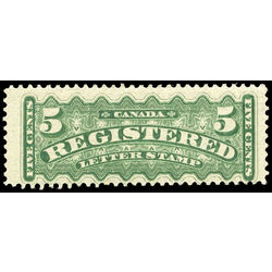 canada stamp f registration f2b registered stamp 5 1875 m vf 005