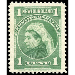 newfoundland stamp 80 queen victoria 1 1898