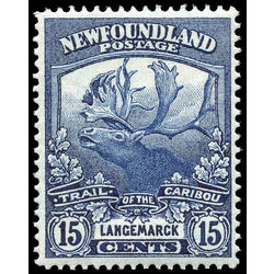 newfoundland stamp 124 langemarck 15 1919