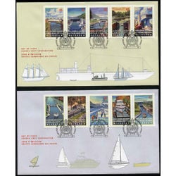 canada stamp 1734a canals 1998 FDC