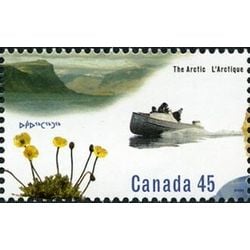 canada stamp 1575 arctic poppy cargo canoe 45 1995