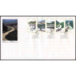 canada stamp 1325a heritage rivers 1 1991 FDC