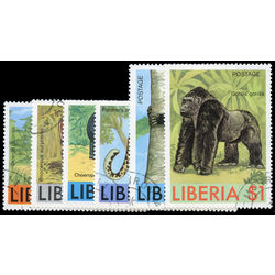 liberia stamp 763 68 african animals 1976
