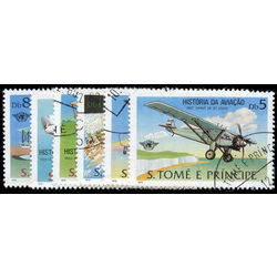sao tome principe stamp 528 33 history of aviation 1979