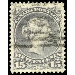 canada stamp 30c queen victoria 15 1868 u vf 003