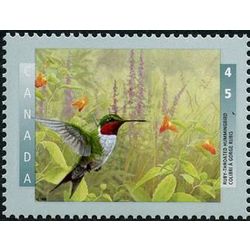 canada stamp 1594 ruby throated hummingbird 45 1996