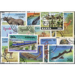 kenya uganda tanzania stamp packet