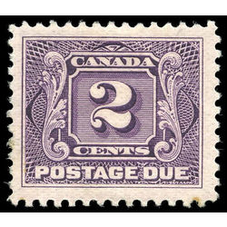 canada stamp j postage due j2a first postage due issue 2 1924 m vf 002