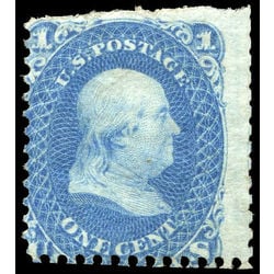 us stamp postage issues 63b franklin 1 1861 m ng 001