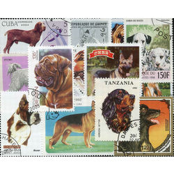 dogs on stamps