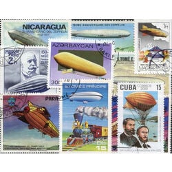 zeppelin on stamps