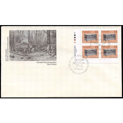 canada stamp 1081 linen chest 42 1987 fdc 001
