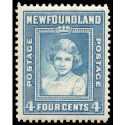 newfoundland stamp 256 princess elizabeth 4 1941