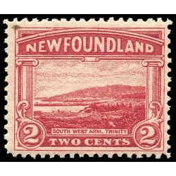 newfoundland stamp 132 south west arm trinity 2 1923