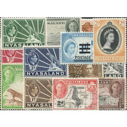 nyasaland only stamp packet
