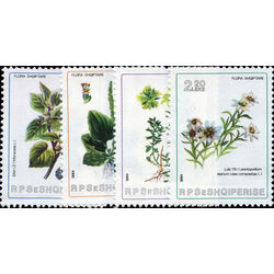 albania stamp 2137 2140 flora 1984