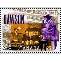 canada stamp 1606d dawson city yukon 45 1996