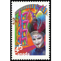 canada stamp 1760i clown acrobats 45 1998
