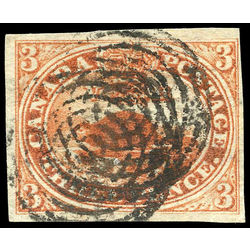 canada stamp 4 beaver 3d 1852 u vf 021