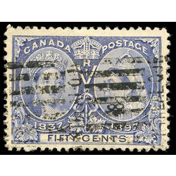 canada stamp 60 queen victoria diamond jubilee 50 1897 U VF 013