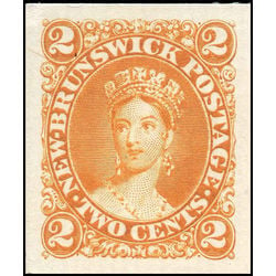 new brunswick stamp 7p queen victoria 2 1863