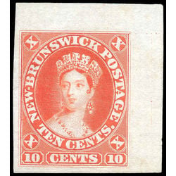 new brunswick stamp 9pi queen victoria 10 1860