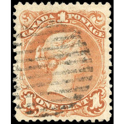 canada stamp 22a queen victoria 1 1868 u vf 002