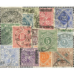 wurttemberg germany stamp packet