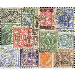 wurttemberg germany stamp packet