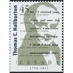 canada stamp 1626 thomas c haliburton 1796 1865 45 1996
