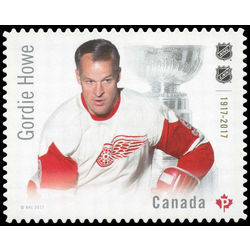 canada stamp 3029 gordie howe 2017