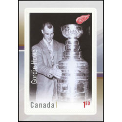 canada stamp 3035 gordie howe 1 80 2017