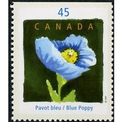 canada stamp 1638 blue poppy by claude a simard 45 1997