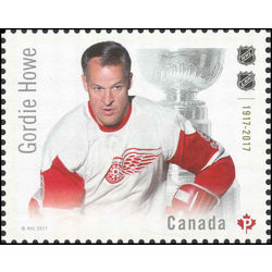 canada stamp 3026c gordie howe 2017