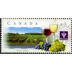 canada stamp 1652 wine route ontario 45 1997