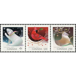 canada stamp 3045a c christmas animals 2017