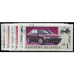 bulgaria stamp 3674 79 automobiles 1992