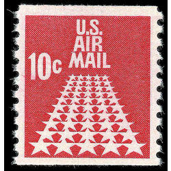 us stamp c air mail c73 star runway 10 1968