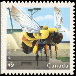 canada stamp 3099 rusty patched bumble bee bombus affinis 2018